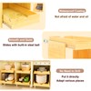 2 Tier Pull Out Cabinet Organizer 14''W×21''D×16.2''H Heavy Duty Slide