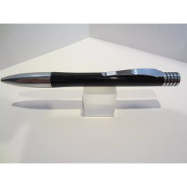 TERZETTI "FOURSOME" BLACK Metal Ballpoint Pen- Velvet Pouch