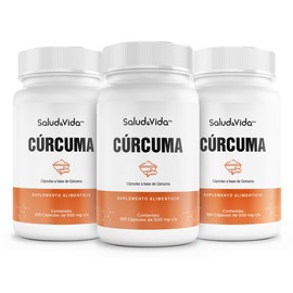 Cúrcuma 500mg 300 cápsulas - S&V