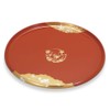 Mitani M17254-6 Yamanaka Lacquerware Bon Vermilion, 10.6 inches (27 cm),