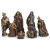 Kurt Adler 3.5-Inch Resin Nativity, 7-Piece Set, Multicolor (N1028)