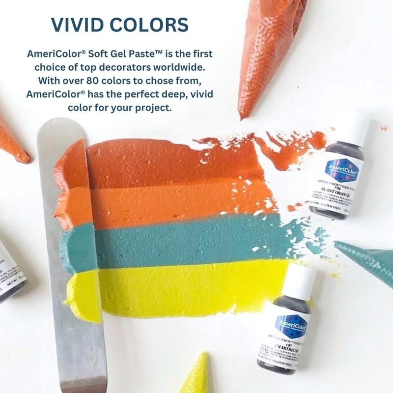 AmeriColor, Royal Blue, .75 Ounce Bottle, Soft Gel Paste Food