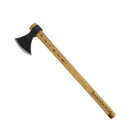 Condor Tool & Knife, Valhalla Axe Series, Throwing Axe, 4-3/4in x 5-1/4in Blade, Burnt Hickory Handle with Sheath
