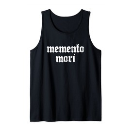 Memento Mori Gothic Streetwear Aesthetic Tank Top