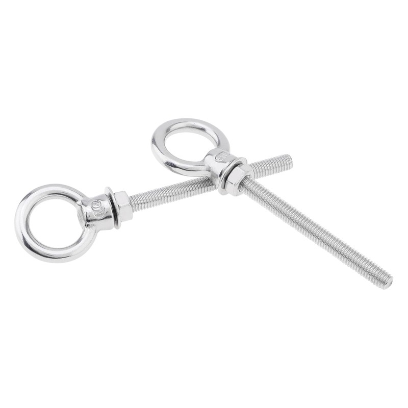 Smgda 5 Pack M6 Eye Bolt, 1/4"x 2.4" 316 Stainless