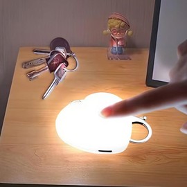 LoZoDo Heart Purse Light Handbag Light with Automatic Sensor, Touch Activated Purse Lamp Bed Lamp, Gifts for Women Mom