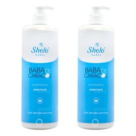 Crema Corporal Baba De Caracol Sheló 950ml 2 Pz Neutra