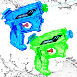 Water Guns for Kids|2 Pack Squirt Guns|Toddlers Mini Water Pistol Small Water Blaster Toys|Outdoor Water Summer Adults Pool Beach Party Bath Water Guns Toy for Boys Girls