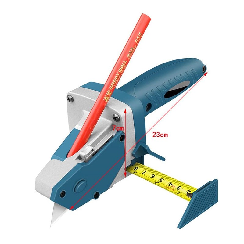 Gypsum Board Cutting Tool with Ruler Plasterboard Cutter Scriber Automatic