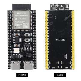AITRIP 2 pieces ESP32-S3-DevKitC-1 board, WROOM-1-N16R8 ESP32-S3-DevKitC-1 development board with WiFi, Bluetooth 5.0 compatible with Arduino