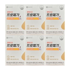 Chong Kun Dang Health Promega RTIG Omega 3 Vitamin D 430mg x 60 capsules 6 boxes HIS Chong Kun Dang Health Promega RTI / 종근당건강 프로메가 알티지 오메가3 비타민D 430mg x 60캡슐 6박스 HIS 종근당건강 프로메가 알티