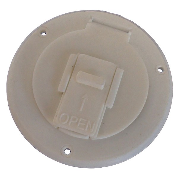 RV011 White Electrical Cable Hatch for RV Camper