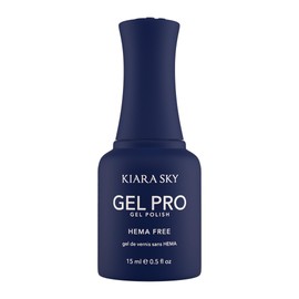KIARA SKY Pro Hema-Free Gel Nail Polish, Navy-gate Life, 0.5 Fl oz