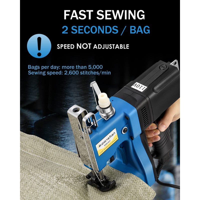 Moonshan Bag Closer Machine Industrial Bag Closing Machine Bag Sewing