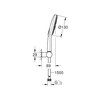 Grohe Water-Saving Hand Shower Head Set including Rainshower 26580LS0 130