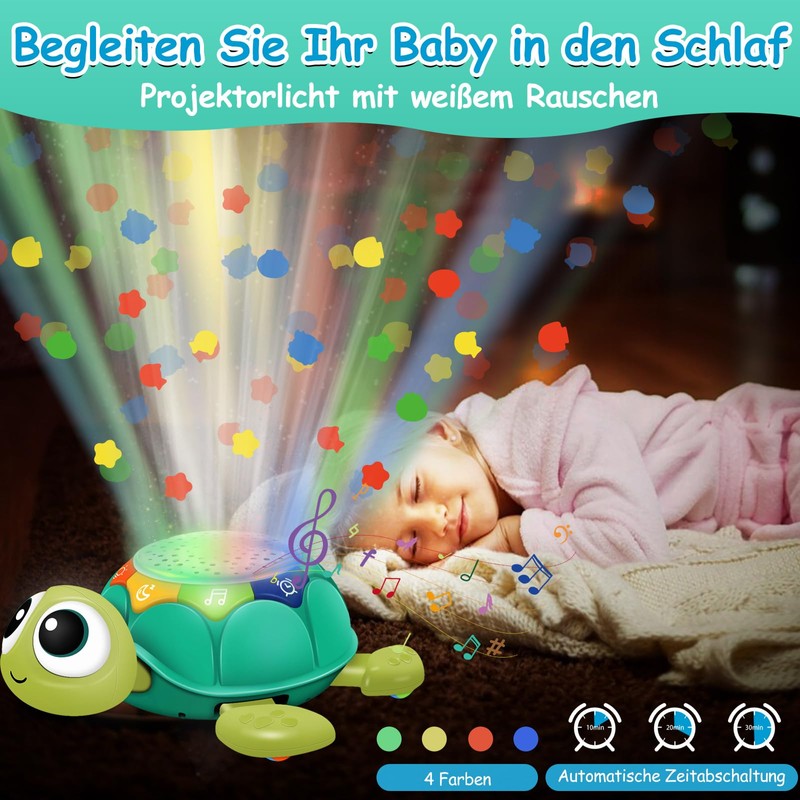 Aragallant Crawling Toy, Music Toy Turtle, Crawling Turtle with Music