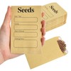 BEISHIDA 150 Pcs Seed Envelopes, Resealable Small Brown Kraft Paper