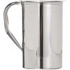 Ibili Wasserkrug gerade 2 l aus Edelstahl, silber, 7 x