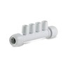 Hep2O 22mm x 10mm 4 Port Open Rail Manifold