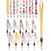 Fainne 20 Pieces Teachers Lanyards for ID Badges Keychains Bulk