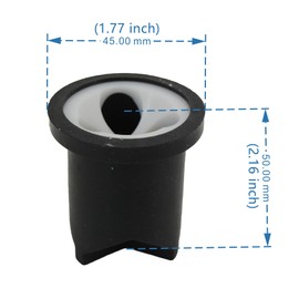 Lychee Light Vacuum Breaker Repair KIT, Compatible With TOTO Repair Fittings, Black, Gum, for Deodorizing and Backflow Prevention of Flush Valve Outlet Pipe 1Pcs