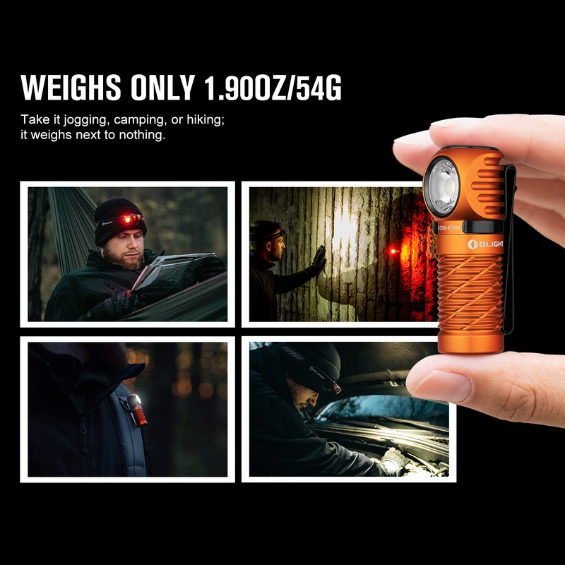 OLIGHT Perun 2 Mini Headlamp 1100 Lumens LED Head Flashlight,