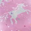 Bedlam Kids Unicorn Glow In The Dark Print Reversible Duvet