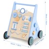 Beright Wooden Baby Walker Push and Pull Learning Activity Walker