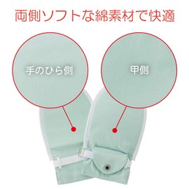 Taketora Human Care Food Glove No. 6, Green, Large, Pack of 2
