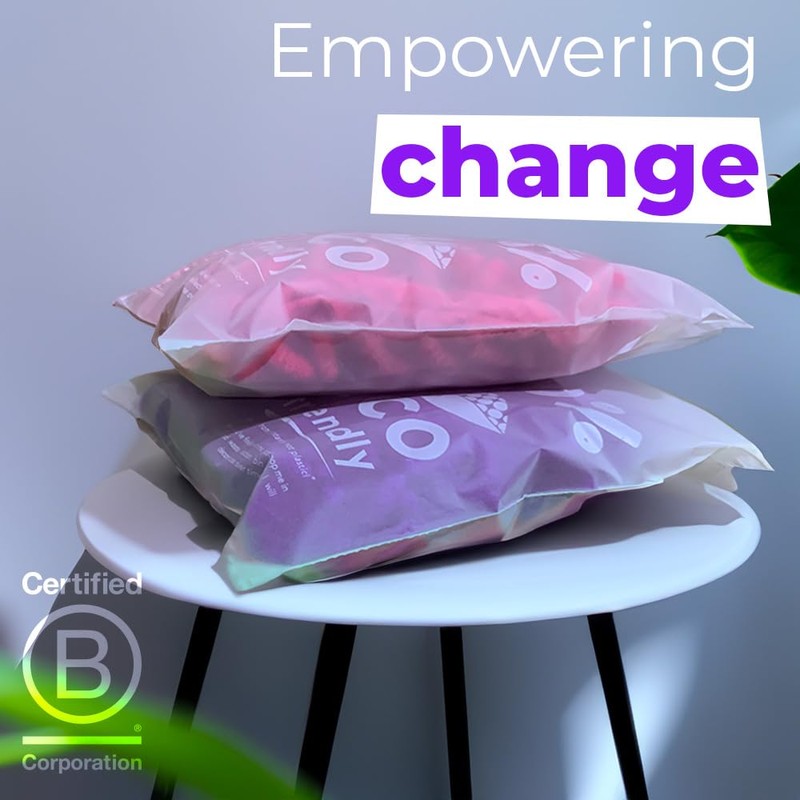 Simplelifeco UK 7 x 7” Compostable Poly Bags for Clothes