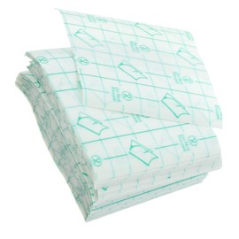 WOONEKY 100pcs Disposable PU Makeup Mixing Tray Handheld Color Palette for Foundation Lipstick Eye Shadow Nail Art for Professionals Beginners Home Use