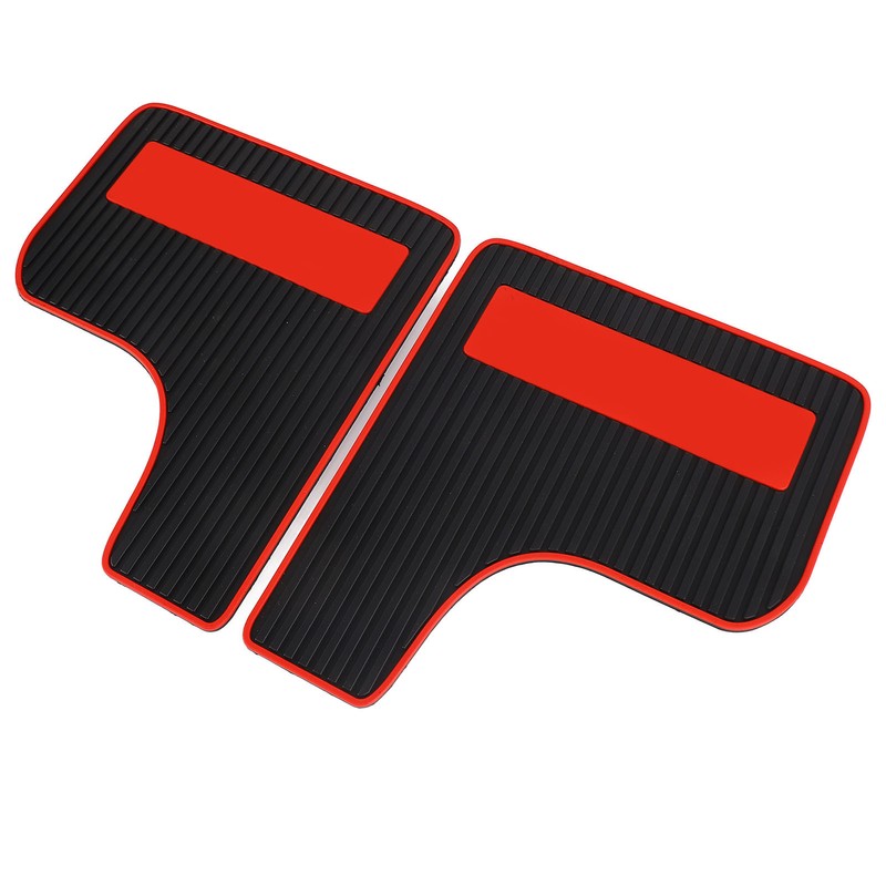 2Pcs Car Mud Guard Black Sport Style Universal Flashing Guard