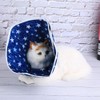 Nylon Cloth Star Pattern Pet Cat Anti Bite Waterproof Protective