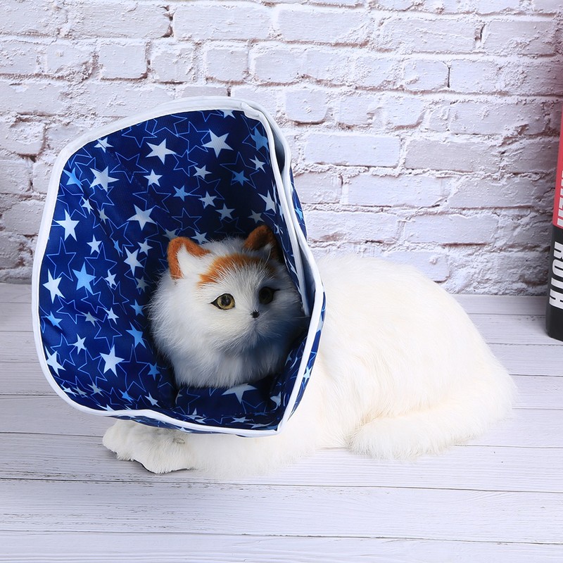 Nylon Cloth Star Pattern Pet Cat Anti Bite Waterproof Protective