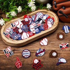 Knitgrip 60 Pcs Baseball Softball Soccer Football Lapel Pins Bulk Sport Enamel Pin Gift for Hat Shirt Backpack Sport Lover Player Award Gift 12 Styles(Baseball)