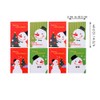 EXCEART Bag 24 Pieces Christmas Pocket Notebooks Cute Snowman Memo