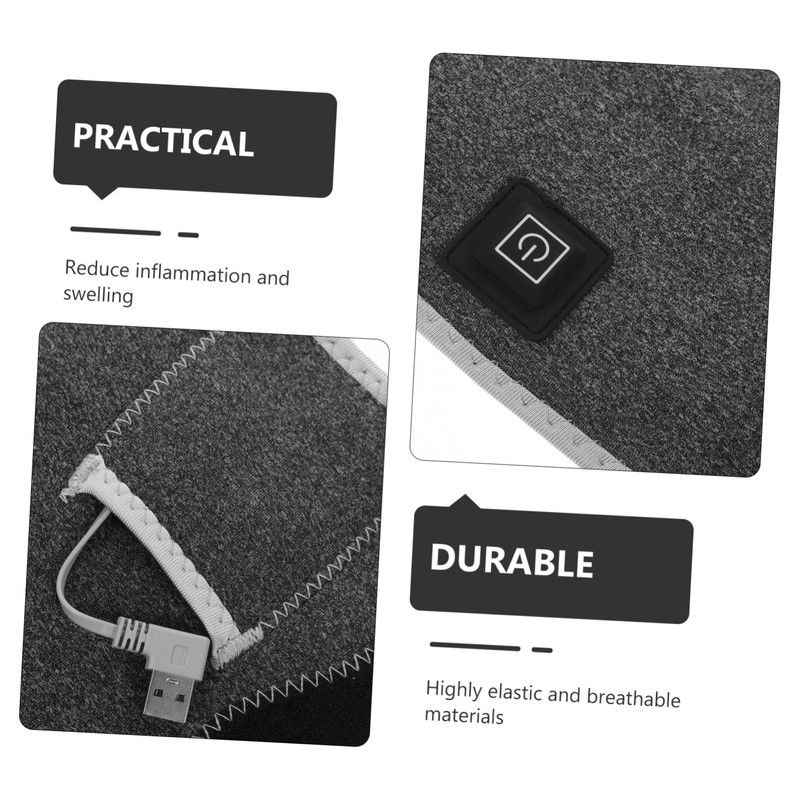 KOMBIUDA Thermal Knee Pad Electric Pad for Joint Comfortable Elastic