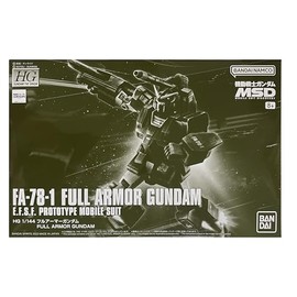BANDAI Gundam The Origin HG 1/144 FA-78-1 Full ARMER Gundam E.F.S.F. PROTOYEPE Mobile Suit Fron Mobile Suit Gundam' MSD (Mobile Suit Discovery) (Japan Import)