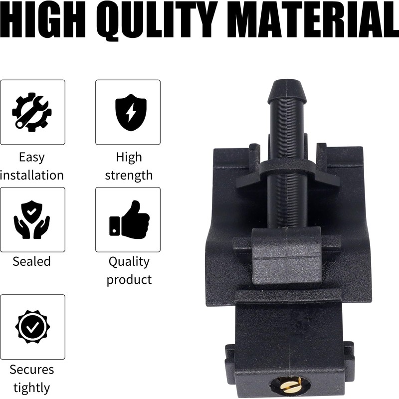 HiSport - Boquilla de limpiaparabrisas compatible con Toyota 2006-2022 Camry