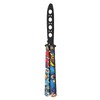Butterfly Knife Trainer, 3Cr13 Steel Practice Trainer with Rounded Unsharpened