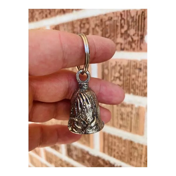Guardian Bells Praying Hands Guardian Bell Pendant Lucky Charm