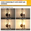 Hizashi 90+CRI Candelabra LED Light Bulbs 60 Watt, 2700K Warm