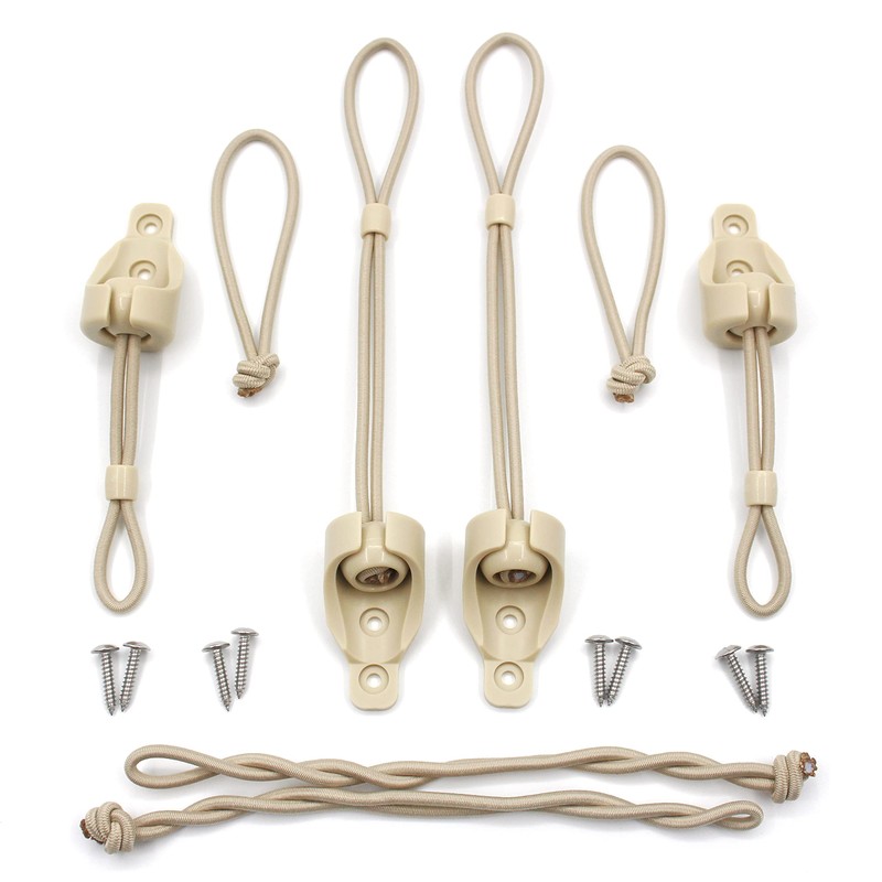 Roller Shade Tie Downs Curtains Tie Back with Holder Receivers