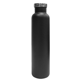 Fifty/Fifty Wine Growler Water Bottle, Narrow Mouth, Seven Fifty, 750ml/25 oz, Pinot Noir Black