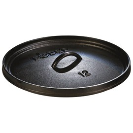 Lodge Seasoned Cast Iron Deep Camp Dutch Oven - 12 Inch / 8 Quart