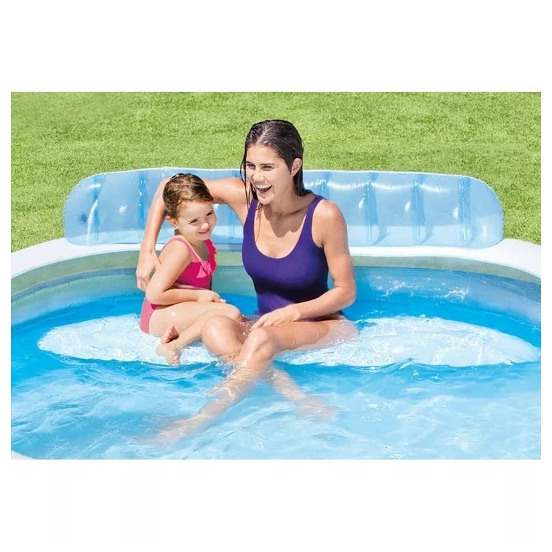 Intex Swim Center Inflatable Family Lounge Pool, 90" X 86"