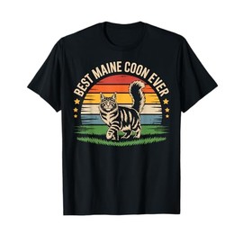 Best Maine Coon Cat Retro Pet Lover Gifts Tee T-Shirt