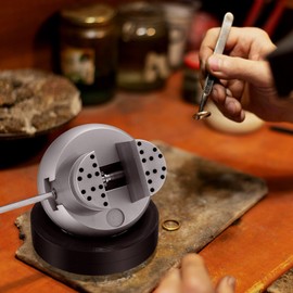 DZQ Ball Vise 5" Engraving Setting Tool 360°Rotation Professional Ball Vise 36PCS Attachment Jewelry Engraving Block Tools Standard Block