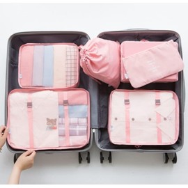 Travel Pouch Set, Clothes Storage Bag, For Travel, Business Trips, Organization, Convenient Goods, Clothes, Sorting, Hot Springs, Business Trips