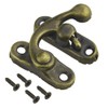 WMYCONGCONG 90pcs Small Hinge Buckle Latches 60pcs and 27x32mm Antique